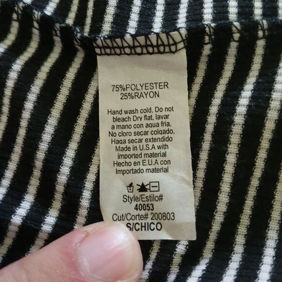 Kye Mi Women's Long Cardigan Open Front Lightweight Pockets Striped Flowy Jacket - Picture 5 of 11